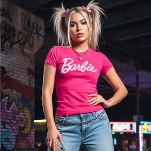 Y2K Kids Barbie Tee